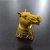 Venta al por mayor del fabricante Base para Copa de Vino Cabeza de Caballo de los Doce Zodíacos de Yuanmingyuan Accesorios Metálicos para Copa de Aleación de Zinc