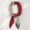 Bonita Bufanda Pequeña Estilo Ins de Corea del Sur Combinable a la Moda Primavera y Otoño Decorativa Bufanda Cuadrada Lazo para el Cabello Lazo para Bolsa Bufanda Delgada