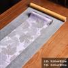 Tapete de Chá Brocado Novo Chinês Impermeável Tecido para Mesa de Chá Caminho de Mesa Zen Luxo Leve Jacquard Sofisticado Tapete de Chá Longo Toalha de Mesa para Chá