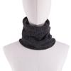 Cuello de punto de invierno, cuello cálido para exteriores, color sólido, para hombre y mujer, doble jersey, bufanda de terciopelo, exclusivo transfronterizo