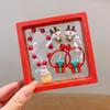 Set de Accesorios para el Cabello de Navidad para Niñosren Lindos Muñeco de Nieve Árbol de Navidad Pasador Dibujos Animados Banda para el Cabello Pinza Bb Pulsera Accesorios para Bebé