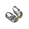 Pantuflas de Diseño Único Estilo Birkenstock con Punta Abierta, Nuevo Modelo de Verano, Lindas Sandalias Planas de Playa Estilo Hada con Lunares para Niñas