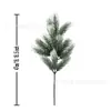Pino de Bienvenida Bonsái, Ramas de Pino Artificiales, Pino de Belleza, Pino Arhat, Pino Penglai, Pared de Plantas Verdes de Decoración Suave de Ingeniería, Pared de Plantas Verdes