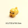 Lindo Dragón de Leche Pequeño de Color Sólido Tridimensional Resina Pequeño Dinosaurio DIY Joyería Llavero Colgante Adornos de Escritorio para Coche