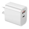 Pronta Entrega Carregador Padrão Australiano Pd20W Certificado Saa Cabeça de Carregamento Rápido Australiana Adequado para Carregamento Rápido Apple e Huawei