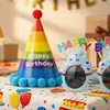 Banner de mano Feliz Cumpleaños, banderín de fiesta infantil, decoración de ambiente festivo, accesorio para fotos para niñas y niños