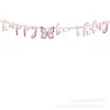 Pratos de Papel Borboleta Rosa, Copos de Papel, Guardanapos, Louça Descartável, Bandeirinhas, Toalhas de Mesa, Balões, Adereços de Decoração de Aniversário