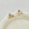 Pendientes de perlas de alta gama con borlas de aguja de plata 925, diseño de nicho femenino, pendientes de flores, temperamento, nuevos pendientes al por mayor