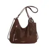 Mochila de un solo hombro y doble hombro para mujer, nuevo modelo otoño 2026, bolsa de axila popular para el día a día, mochila para estudiantes universitarios, bolsa tote