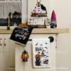 Popular Paño de Cocina de Halloween de Temu con Diseños de Calabaza y Fantasma, Paño de Cocina con Ambiente Festivo de Halloween Estilo Americano
