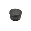 Fornecimento direto diâm.74x55mm janela com bico pote de vela recipiente especial de folha de flandres caixa de presente