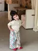 Nova Coleção Primavera/Verão 2026 Roupas Infantis Estilo Coreano Roupas Infantis Cardigan Suéter Tricotado Gola Polo Infantil Manga Curta
