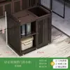 Mesa de Chá Pequena Móvel para Casa Mesa de Chá Madeira Maciça Carrinho de Chá Chaleira de Água Armário de Chá Integrado com Rodas Mesa Lateral de Chá Bandeja de Chá Kung Fu