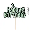 Adornos Decorativos para Pastel de Dinosaurio 2021 Nuevo Celebridad de Internet Niños Bebé Cumpleaños Año Viejo Niños Tyrannosaurus Rex Enchufe