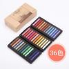 Giz de cor Marley 36 cores 48 cores bastão de pintura rosa potência de estudante cor de pintura solúvel em água 24 cores giz de pintura manual profissional