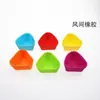 Molde de silicona triangular para magdalenas molde para pasteles molde para profiteroles taza para magdalenas herramienta para hornear vela aromaterapia lámina de cera de yeso