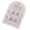 Ins Sense Flash Diamante Mariposa Piezas de Uñas Hechas a Mano Explosiones del Pequeño Libro Rojo Usar Armadura Avanzada Chica Picante Uñas Portátiles