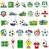 Fútbol Copa del Mundo Colgante Gota de Aceite Joyería Accesorios Pulsera DIY Collar Cadena de Teléfono Llavero Hecho a Mano