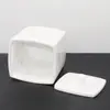 Caixa de Algodão Estilo Europeu Caixa Criativa para Armazenamento de Algodão Cosmético Tubo para Palitos Tanque para Sais de Banho de Hotel de Luxo Caixa de Palitos Resina