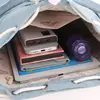 Bolsa Pequeña de Hombro Cruzada de Mano con Diseño de Zorro Colorido Coreano de Nicho para Mujer, Bolso Cubo para Viajes