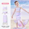 Nuevo Traje de Baño de Moda Disney de Secado Rápido para Niñas Mayores 2026, Especialmente Diseñado para la Playa y la Costa