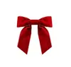 Árbol de Navidad nuevo transfronterizo corona caja de regalo caja de embalaje cinta de terciopelo atadura de alambre moño colgante decoraciones navideñas en stock
