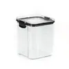 Caja de Almacenamiento Transparente Engrosada Sellada de Plástico de Grado Alimenticio, Frasco Cuadrado para Almacenar Snacks, Contenedor para Almacenar Granos