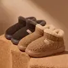 Pantuflas de algodón de caña alta con talón cerrado para mujer, para usar en exteriores en invierno, forro polar tipo teddy con acolchado adicional para abrigar, suela gruesa antideslizante, para la casa y la nieve, zapatos de algodón esponjosos