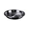 Plato de acero inoxidable 304 para cocina, hogar, engrosado y profundo, plato de cena redondo con plato, plato de fruta, juego de varias piezas, venta al por mayor