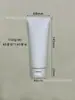 3-400g Envase de Tubo Cosmético de Punto con Tapa Flip para Cuidado de la Piel Facial Limpiador Facial Crema para Ojos Tubo de Pomada Botella Exprimidora