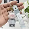 Llavero de Labubu Muñeco de Peluche Colgante Labubu Transfronterizo Colgante para Mochila Escolar Muñeco de Caja Sorpresa Labubu Flocado