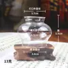 Pantalla de Lámpara de Vidrio Pequeña con Encaje Accesorios para Buda Resistente al Calor Transparente Nostálgico Retro Cubierta a Prueba de Viento para Lámpara de Aceite Portavelas