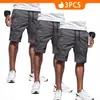 Amazon 2026 Calça Cargo Esportiva de Verão Masculina Nova Versátil Moda Estilo Americano Tendência Shorts Multicor em Estoque