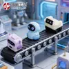 Micro Paisaje Lindo Mini Robot Multicolor Figuras, Casa de Muñecas DIY Decoraciones de Escritorio, Pequeños Adornos