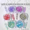 Ventas Directas de Fábrica Color Caramelo Japonés y Coreano Brillo Lentejuela Joyería para Uñas Hielo Transparente Vitalidad Material de Decoración para Uñas con Brillo