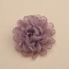 Estilo Coreano Chiffon Borda Queimada Fio Flor Flor de Organza Rosa Camélia Acessórios de Roupa Acessórios de Broche Joias DIY Flor de Sapato