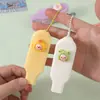Peine Plegable de Dibujos Animados Lindo de Doble Propósito, Peine de Peluquería Portátil, Mini Peine de Masaje de Dientes Suaves Multifuncional para Viajes t