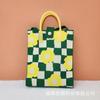 Bolso de Hombro de Alta Gama Nuevo 2026 para Mujer, Bolso Cruzado Casual, Diseño de Punto Moderno, Bolso para Teléfono Móvil de Primavera