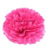 Suministros de Decoración de Boda Navideña Fiesta de Navidad Bola de Flores de Papel Hecha a Mano Boda Flor de Papel Flor de Papel de Color Bola Pom