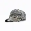 Nueva Gorra de Béisbol Camuflada Lavada de Algodón Transfronteriza con Visera Curva Moda Primavera y Verano para Hombres y Mujeres Gorra de Pato con Logo
