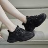 Sapatos femininos brancos 2023 novos tênis de marca da moda de verão femininos meninos grandes estudantes do ensino médio respirável torre malha sapatos femininos