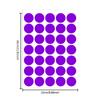Adesivos Redondos Coloridos, Etiquetas Redondas Autoadesivas, Etiquetas de Marcação de Cor, Adesivos de Ponto Manuscritos em Branco