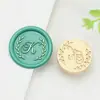 Dropshipping de cabezas de latón para sellos de lacre con espigas de trigo y motivos florales, juego completo de estilos de letras para sellos de lacre hechos a mano para bodas, al por mayor