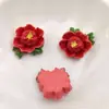 Camélia fresca flor doce desenho animado feito à mão faça você mesmo grampo de cabelo creme cola acessórios de joias acessórios de resina material