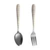 Vajilla, Tenedores de Acero Inoxidable de Aspecto Elegante, Cucharitas de Café, Vajilla Transfronteriza, Tenedores para Ensalada, Cucharas Soperas, Tenedores de Acero Inoxidable, Personalización