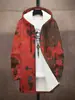 Cortavientos con Forro de Polar y Capucha, Estilo Gótico Moderno y Genial, Artículo Llamativo para Otoño e Invierno, Imprescindible para Jugadores con Estilo