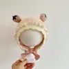 Gorro para Bebé para Otoño e Invierno, Cálido y Engrosado, Protección de la Fontanela, Protección para los Oídos, Gorro de Princesa para Bebés Niñas, Meses Pequeños, Gorro de Lana a Prueba de Viento