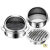 Capuz Espessado de Aço Inoxidável 304 para Fogão Integrado de Cozinha, Saída de Ar para Parede Externa, Saída de Ar à Prova de Chuva, Ventilação, Exaustão de Fumaça de Óleo