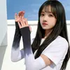 Proteção solar manga de gelo feminina degradê Seda de Gelo fabricantes de manga de gelo atacado proteção UV para atividades ao ar livre, manga para luvas de equitação e direção