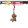 Colgante Llavero Caballo de Madera Arcoíris, Colgante para Teléfono Pony del Zodiaco Yiming Xianyuan, Colgante Decoración de Bolso